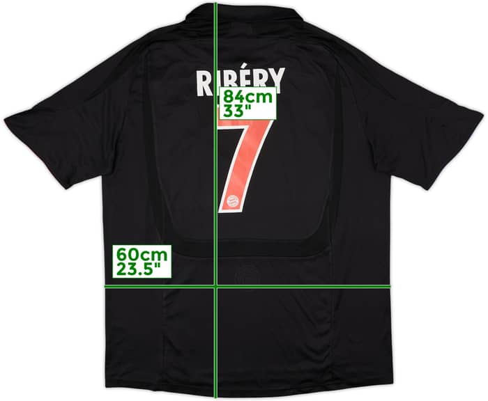 2007-08 Bayern Munich Third Shirt Ribery #7 - 9/10 - (XL)
