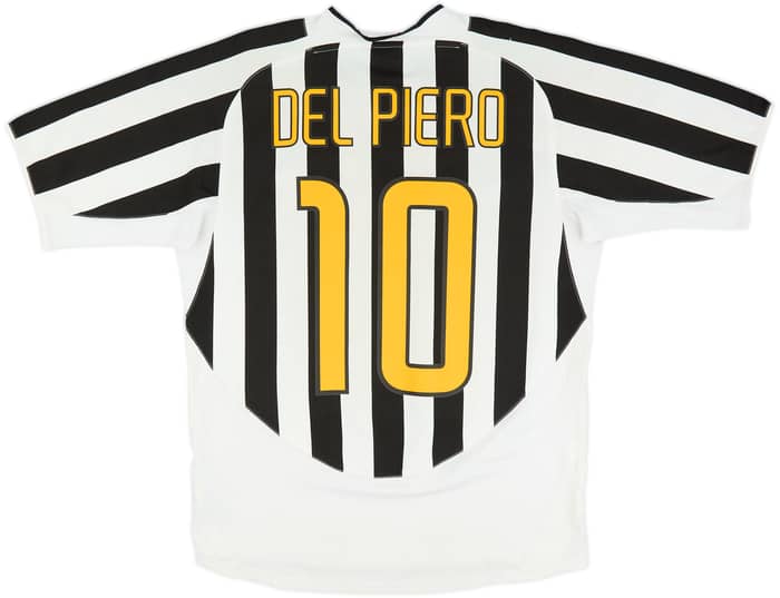 2003-04 Juventus Home Shirt Del Piero #10 - 6/10 - (L)