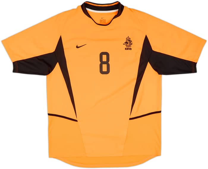 2002-04 Netherlands Home Shirt Davids #8 - 8/10 - (L)