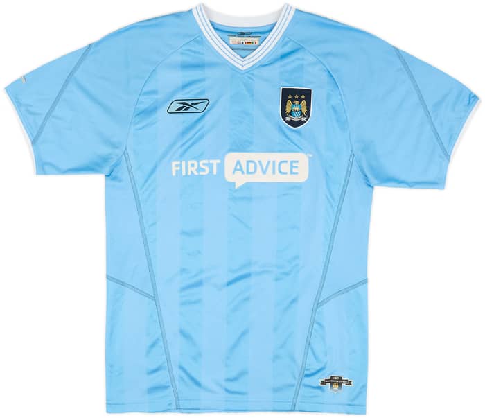 2003-04 Manchester City Home Shirt Anelka #39 - 8/10 - (S)