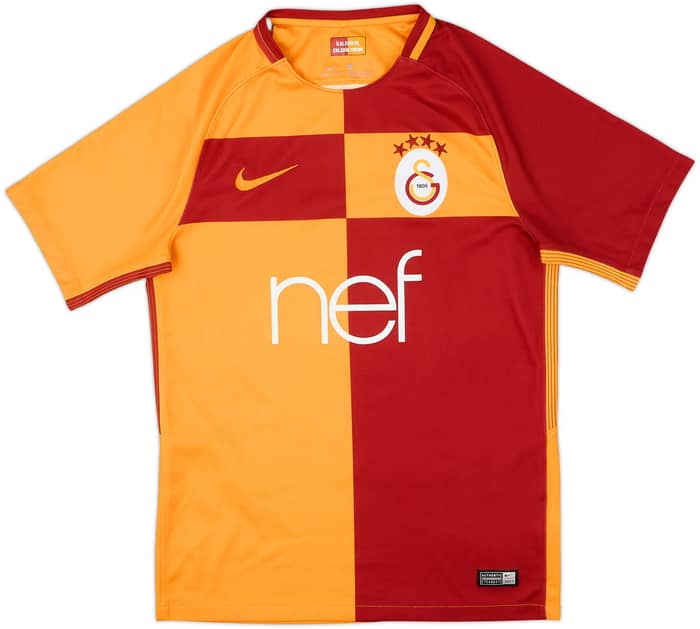 2017-18 Galatasaray Home Shirt Belhanda #10 - 7/10 - (S)