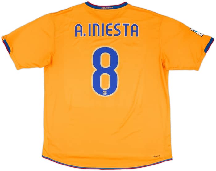2007-08 Barcelona Third Shirt A.Iniesta #8 - 8/10 - (XXL)