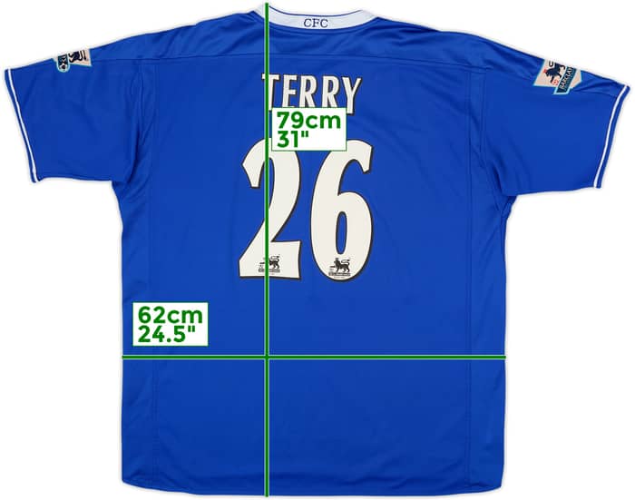 2003-05 Chelsea Home Shirt Terry #26 - 5/10 - (XXL)