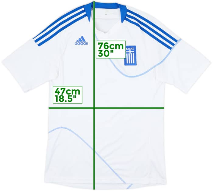 2010-11 Greece Home Shirt - 7/10 - (S)