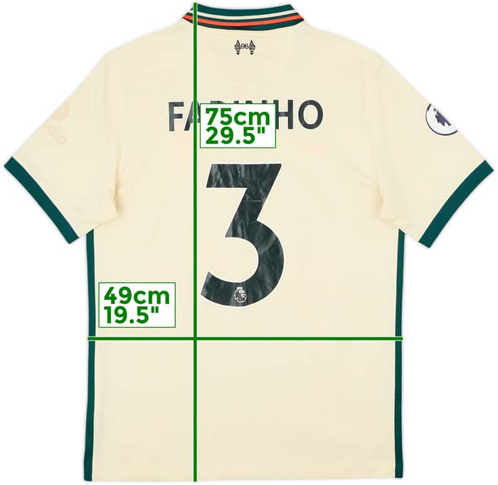 2021-22 Liverpool Away Shirt Fabinho #3 - 4/10 - (M)
