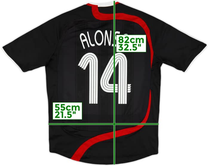 2007-08 Liverpool Third Shirt Alonso #14 - 7/10 - (L)