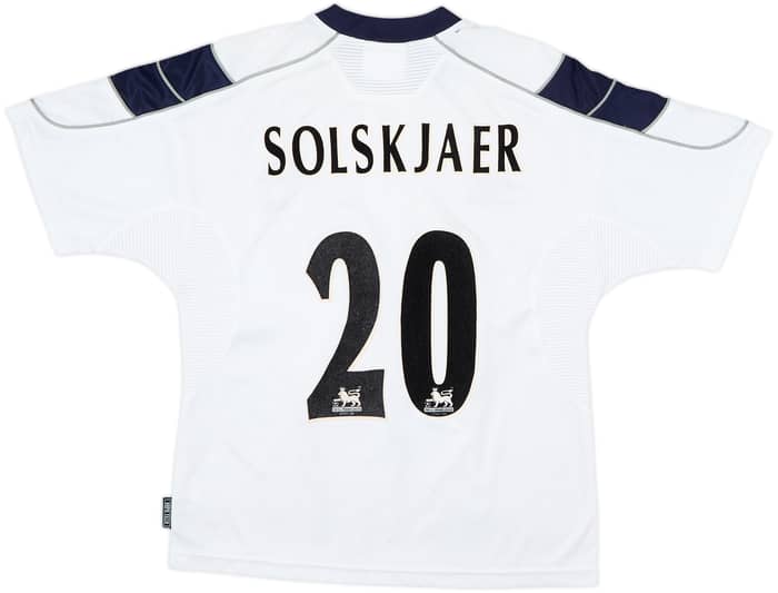 1999-00 Manchester United Third Shirt Solskjaer #20 - 9/10 - (XL.Boys)