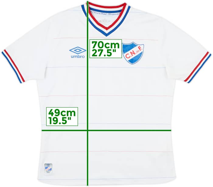 2015-16 Club Nacional Home Shirt - 8/10 - (L)