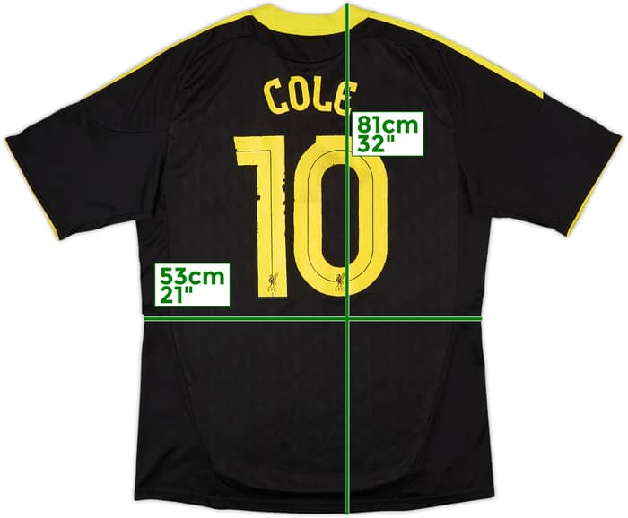 2010-11 Liverpool Third Shirt Cole #10 - 3/10 - (L)