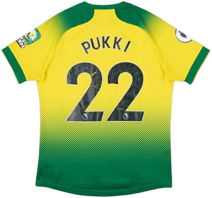 2019-20 Norwich Home Shirt Pukki #22 - 5/10 - (M)