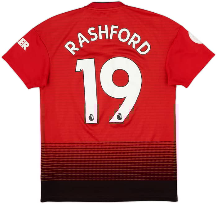 2018-19 Manchester United Home Shirt Rashford #19 - 5/10 - (S)
