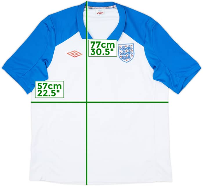 2010-11 England Umbro Training Shirt - 9/10 - (XL)