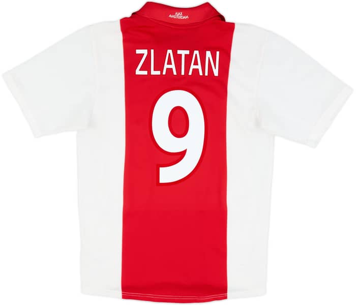 2001-02 Ajax Home Shirt Zlatan #9 - 9/10 - (S)