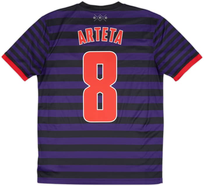 2012-13 Arsenal Away Shirt Arteta #8 - 8/10 - (M)