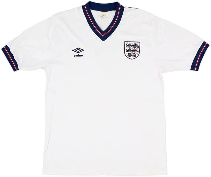 1986 England Home Shirt #7 - 7/10 - (L)