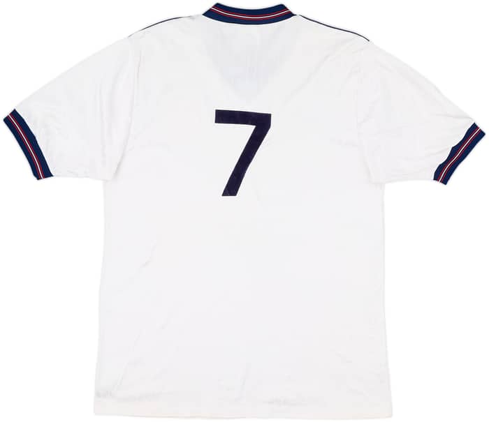 1986 England Home Shirt #7 - 7/10 - (L)