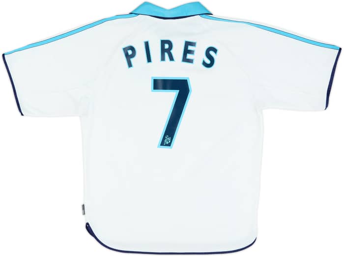 1999-00 Olympique Marseille Home Shirt Pires #7 - 8/10 - (L)