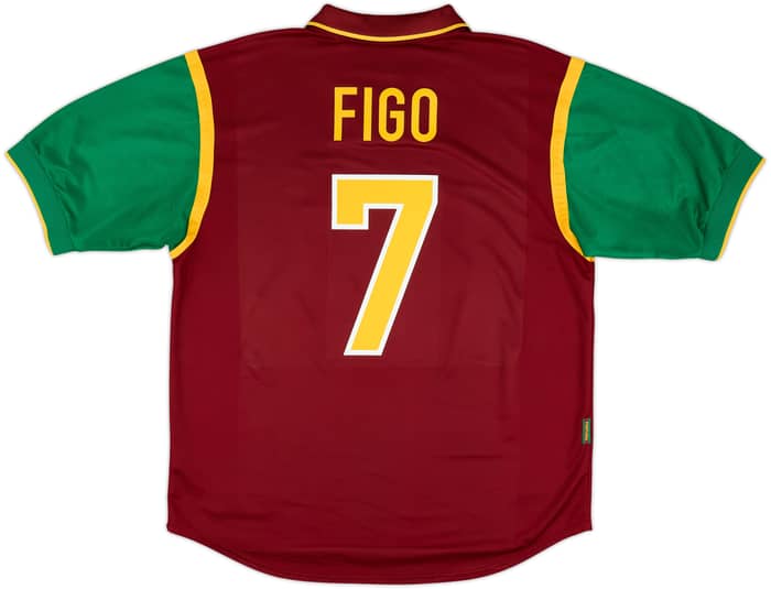 1999-00 Portugal Home Shirt Figo #7 - 8/10 - (XL)