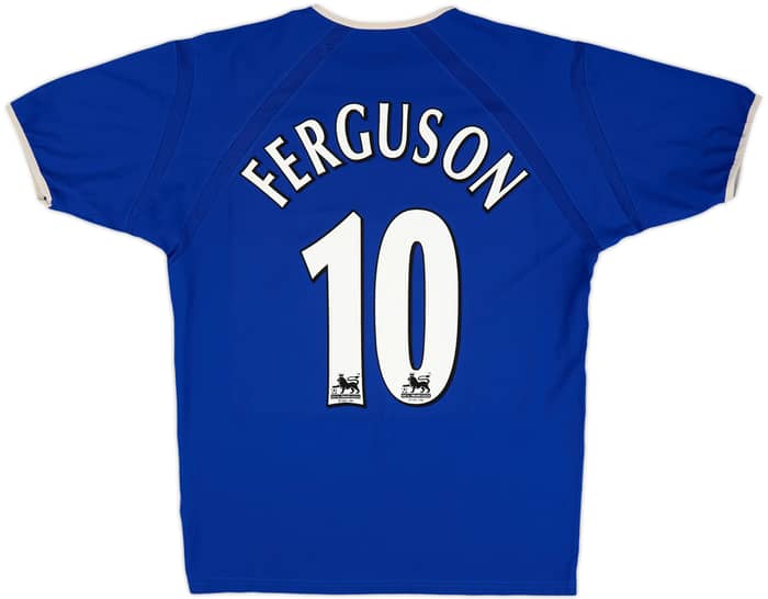 2003-04 Everton Home Shirt Ferguson #10 - 8/10 - (M)