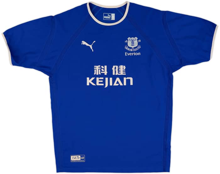 2003-04 Everton Home Shirt Ferguson #10 - 8/10 - (M)