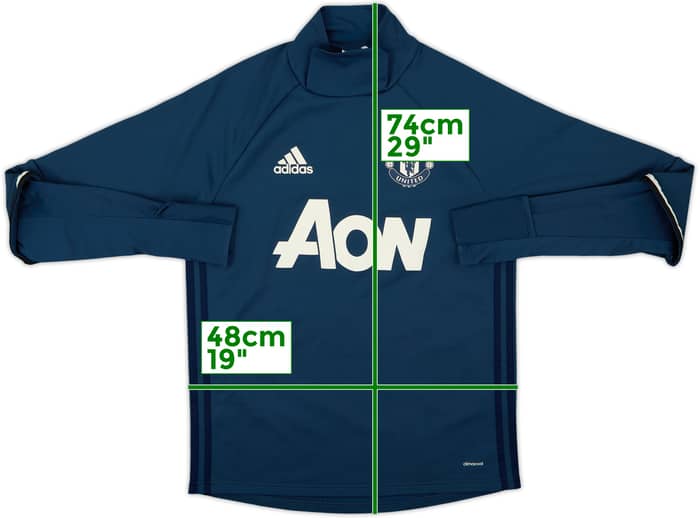 2016-17 Manchester United adidas Training Top - 9/10 - (M)