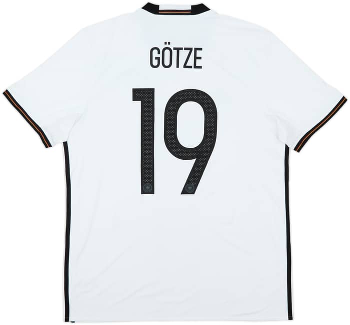 2015-16 Germany Home Shirt Gotze #19 - 8/10 - (L)
