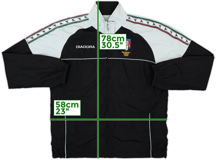 2000s Italy Diadora Referee Track Jacket - 9/10 - (L)