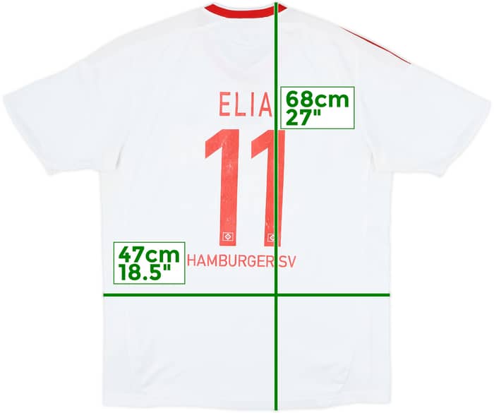 2009-10 Hamburg Home Shirt Elia #11 - 6/10 - (L.Boys)