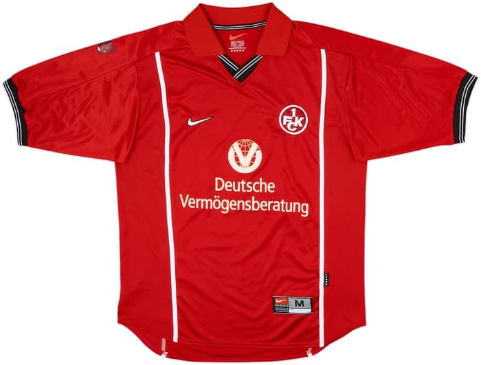 Camiseta de local del Kaiserslautern 1999-00 Djorkaeff #14 - 5/10 - (M)