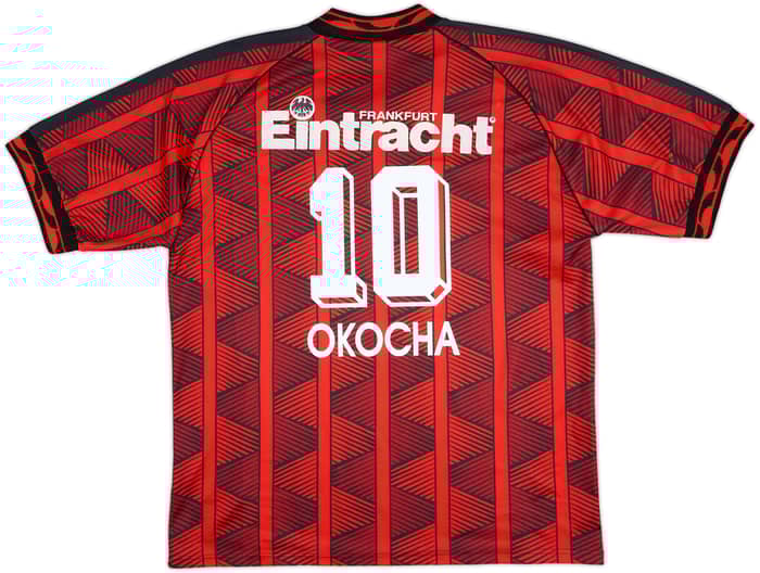 1995-96 Eintracht Frankfurt Home Shirt Okocha #10 - 8/10 - (XL)