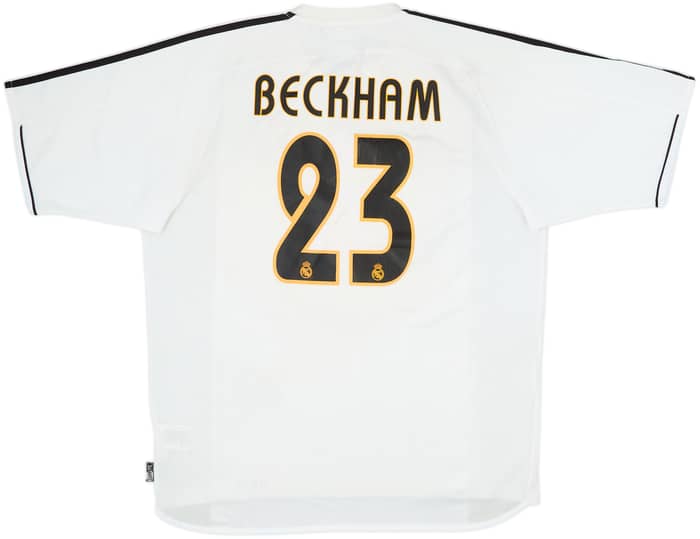 2003-04 Real Madrid Home Shirt Beckham #23 - 6/10 - (XL)