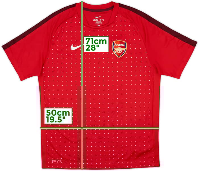 2011-12 Arsenal Nike Training Shirt - 10/10 - (M)