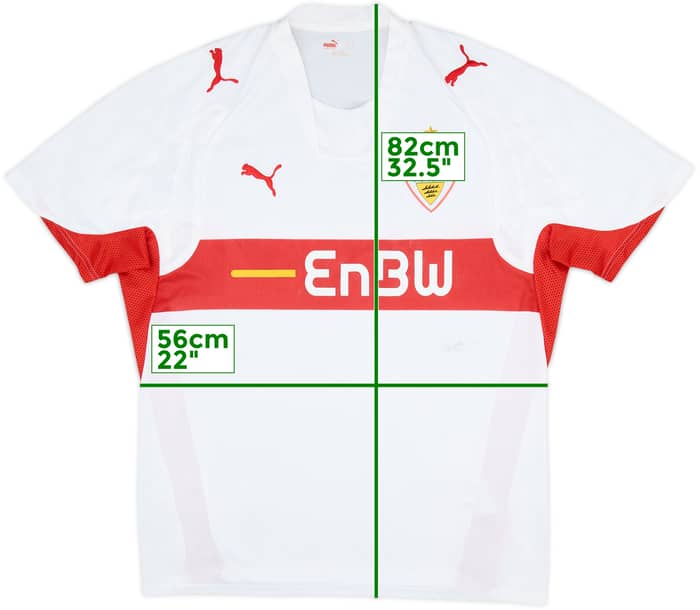 2007-08 Stuttgart Home Shirt - 6/10 - (XL)