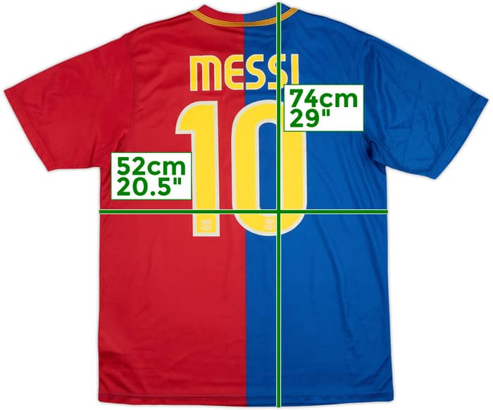 Camiseta Basic de local del Barcelona 2008-09 Messi #10 - 9/10 - (M)
