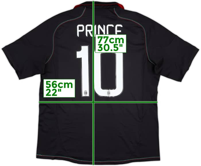 2012-13 AC Milan Third Shirt Prince #10 - 7/10 - (XL)