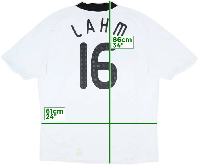 2008-09 Germany Home Shirt Lahm #16 - 5/10 - (XXL)