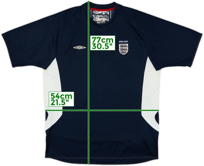 2005-06 England Umbro Training Shirt - 6/10 - (L)