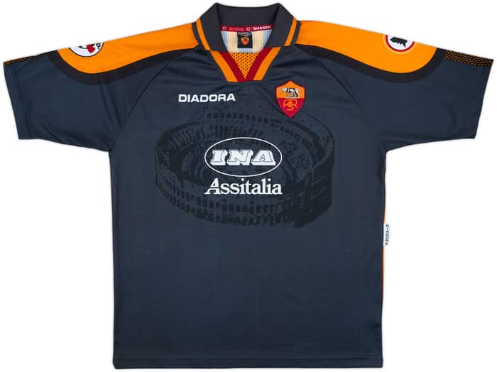 1997-98 Roma Tercera Camiseta Totti #10 - 5/10 - (XL)