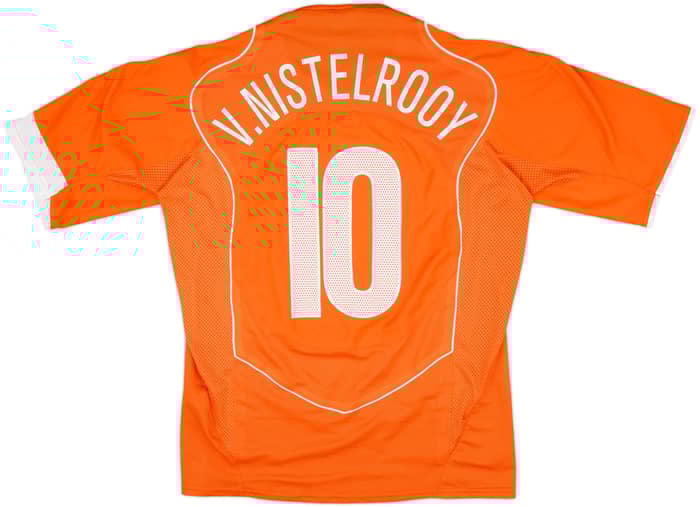 2004-06 Netherlands Limited Edition Player Issue Home Shirt 3194/5000 v.Nistelrooy #10 - 9/10 - (L)