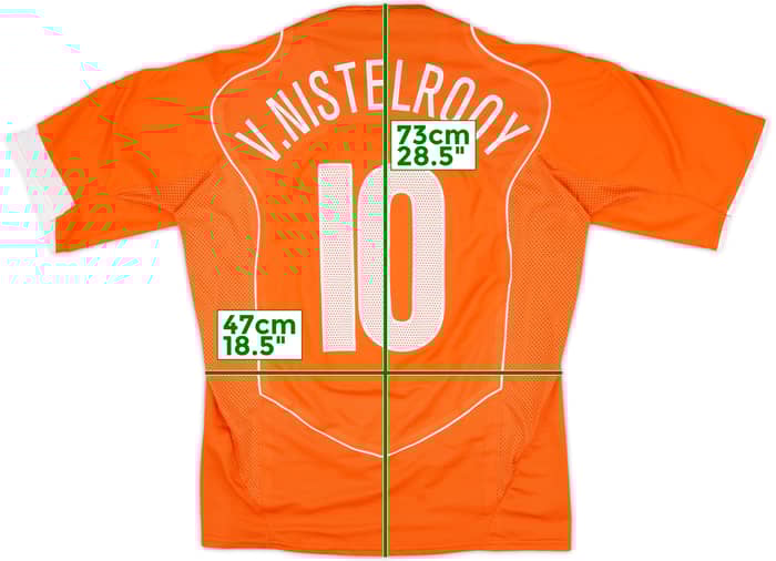 2004-06 Netherlands Limited Edition Player Issue Home Shirt 3194/5000 v.Nistelrooy #10 - 9/10 - (L)