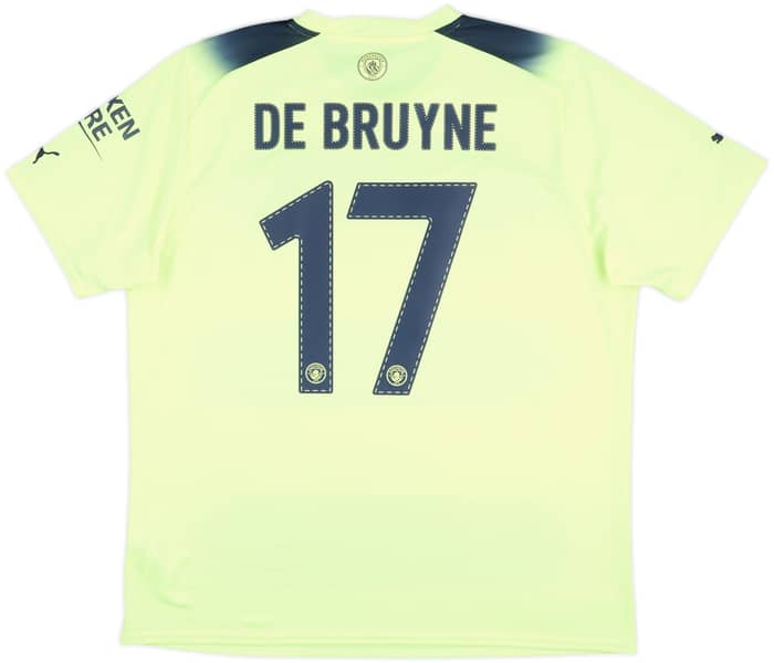 2022-23 Manchester City Third Shirt De Bruyne #17 - 10/10 - (XL)