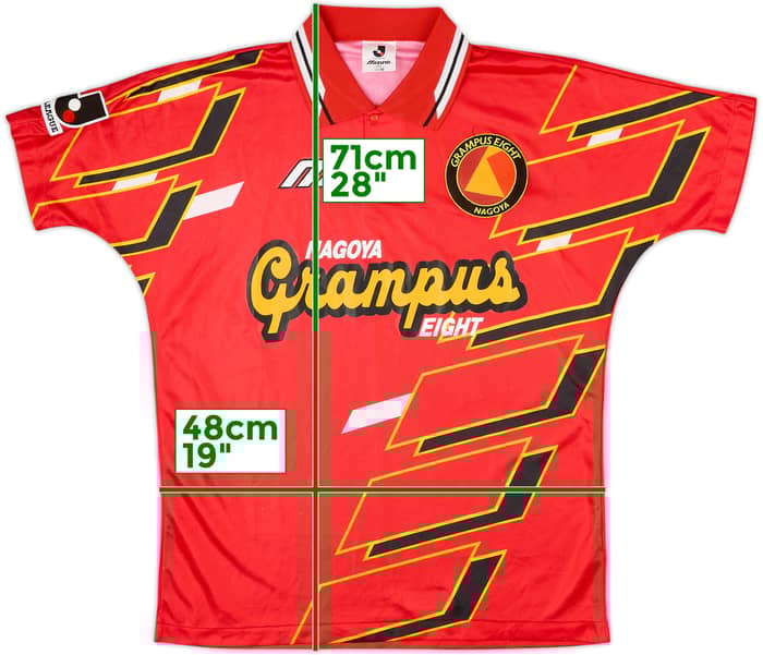 1994-96 Nagoya Grampus Eight Home Shirt - 8/10 - (M)