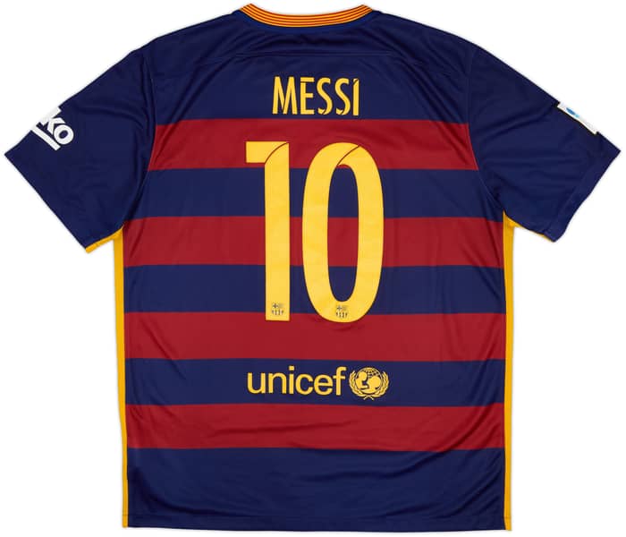 2015-16 Barcelona Home Shirt Messi #10 - 7/10 - (L)