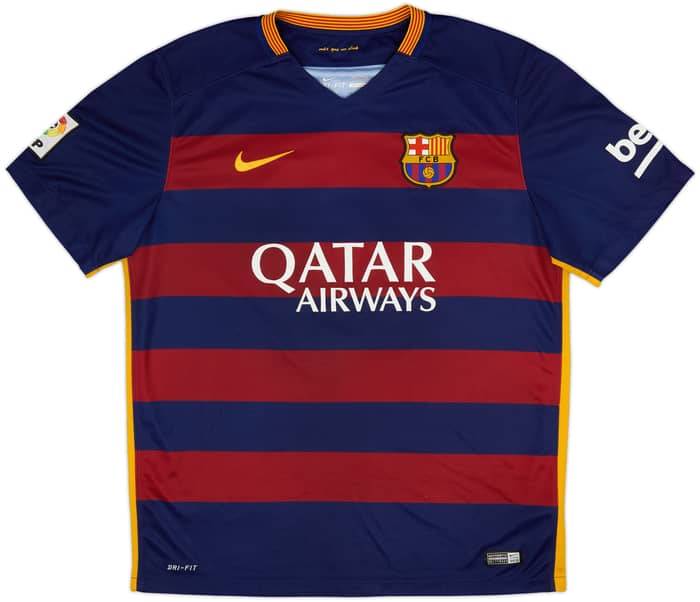 2015-16 Barcelona Home Shirt Messi #10 - 7/10 - (L)