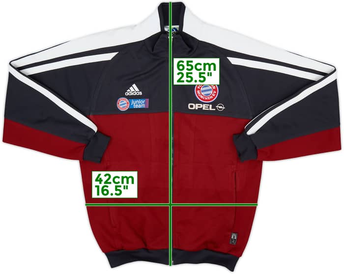 2001-02 Bayern Munich adidas Track Jacket - 7/10 - (M.Boys)