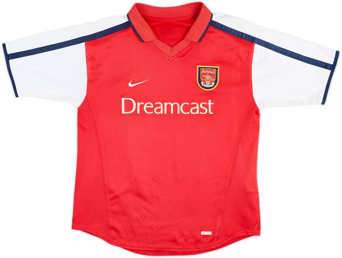 Camiseta de local del Arsenal 2000-02 Henry #14 - 7/10 - (Niños XL)