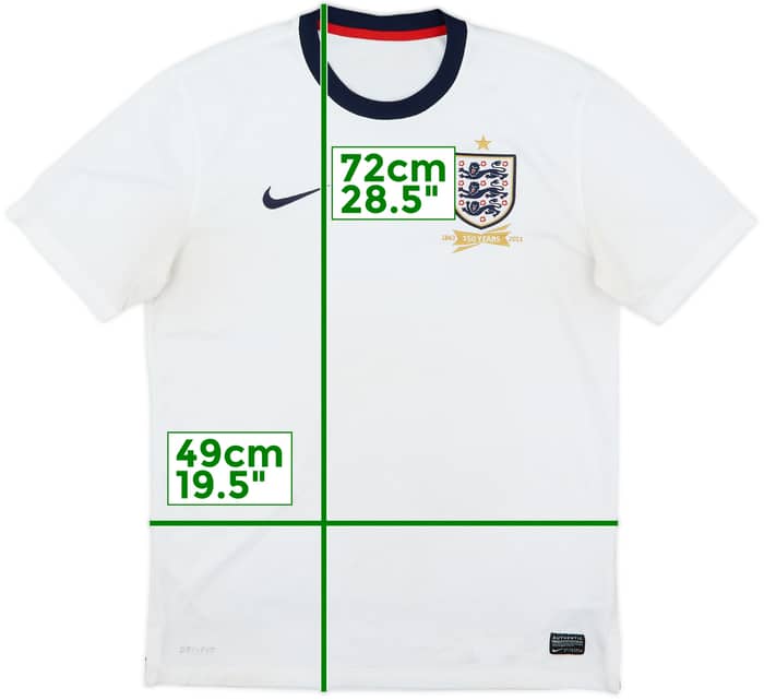 2013 England 150th Anniversary Home Shirt - 4/10 - (M)
