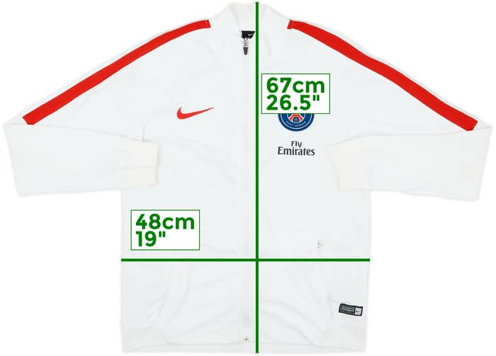 Chaqueta de chándal Nike de Paris Saint-Germain 2016-17 - 7/10 - (M)