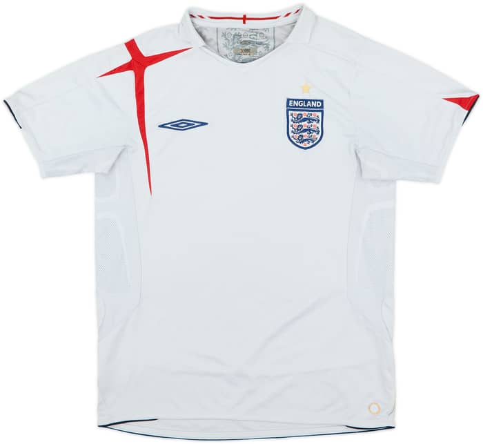 2005-07 England Home Shirt - 5/10 - (S)