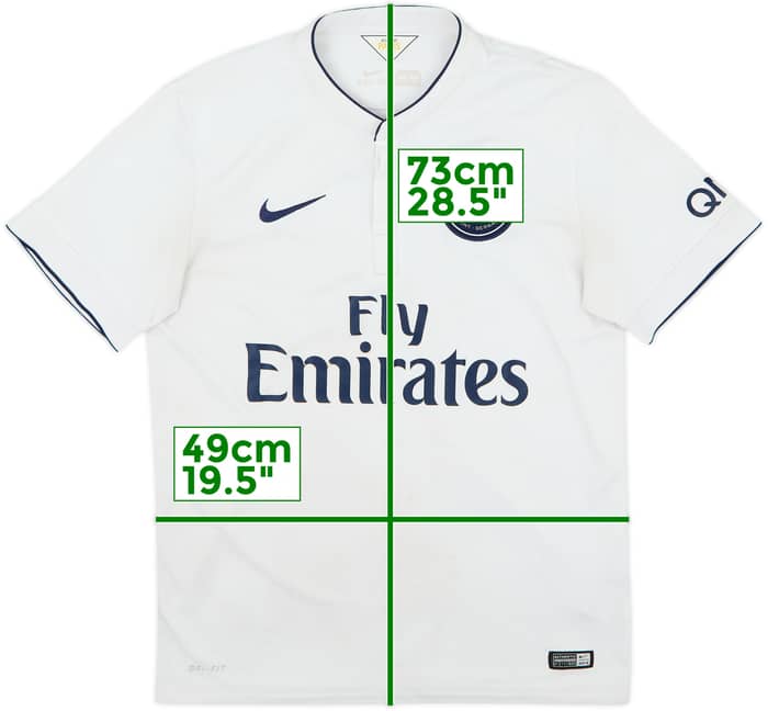 2014-15 Paris Saint-Germain Away Shirt - 4/10 - (M)